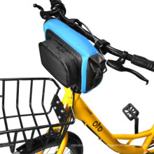 Fashionable Lightweight Durable PVC Waterproof Bike Top Tube Rack Pouch Bicycle Front Frame Bag with Zipper for Outdoor Cycling Bicycle Bag